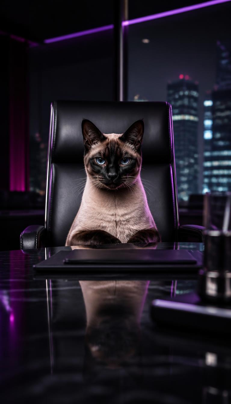 AI Meme Generator — original cat photo before CatMagic AI